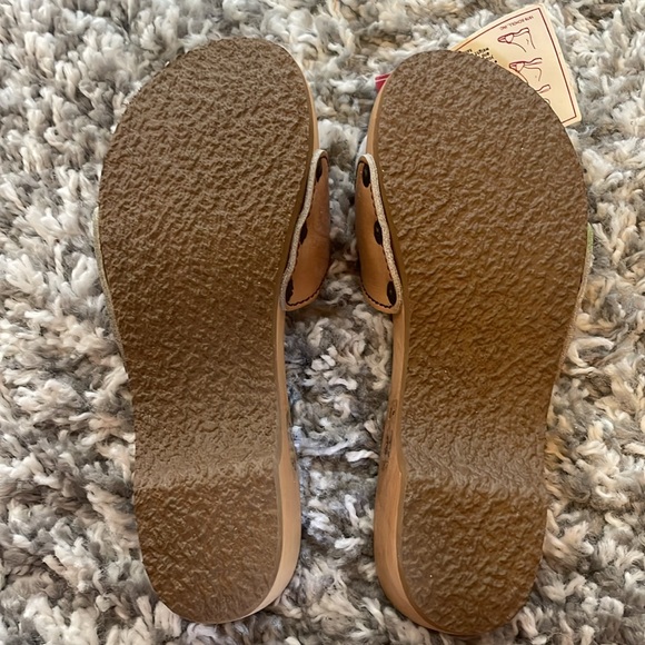 NWT Natural Wheat 1970’s Vintage Dr. Scholl’s Exercise Sandal Size 6 - Picture 3 of 9